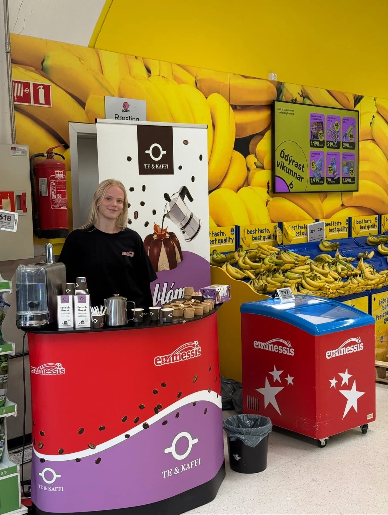 Emmessís og Te & Kaffi með sameiginlega kynningu
